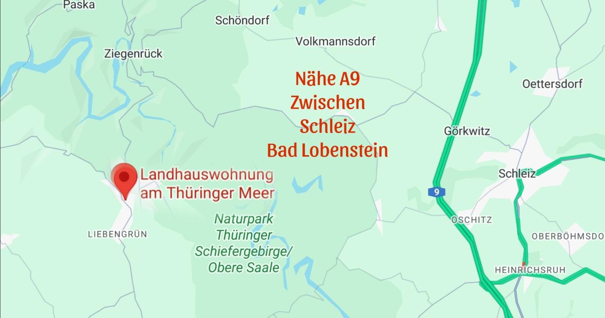 Landhauswohnung Am Thueringer Meer - Fuehlen Wie Zuhause Remptendorf Екстер'єр фото